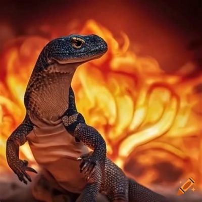   variational salamander:  Is this miniature fire-breathing dragon hiding in your backyard?